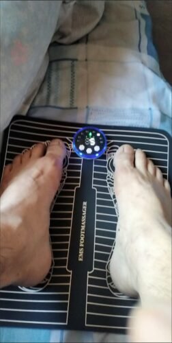 Wooky EMS Foot Massager For Neuropathy, Mat Foot Stimulator Pad（Upgraded version） photo review